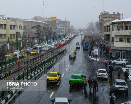 برف، هوای تهران را پاک کرد