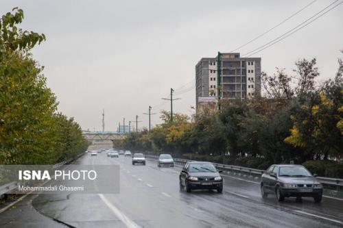 بارش پراكنده باران در بعضی مناطق كشور
