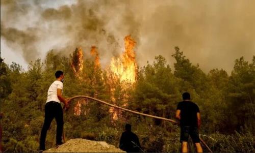 ادامه آتشسوزی ها در کشورهای اروپایی و افزایش کمک های اتحادیه اروپا