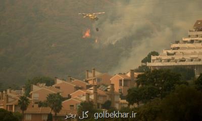 تشدید آتشسوزی های جنگلی در جنوب اسپانیا