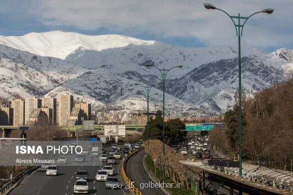 هوای قابل قبول تهران در 22 بهمن