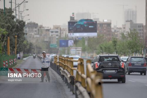 هوای آلوده تهران برای گروههای حساس در مناطق پرتردد