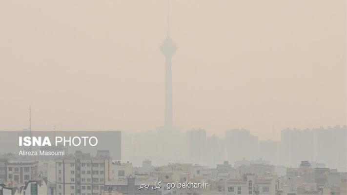 کیفیت هوای پایتخت در ۱۷ ایستگاه در وضعیت آلوده