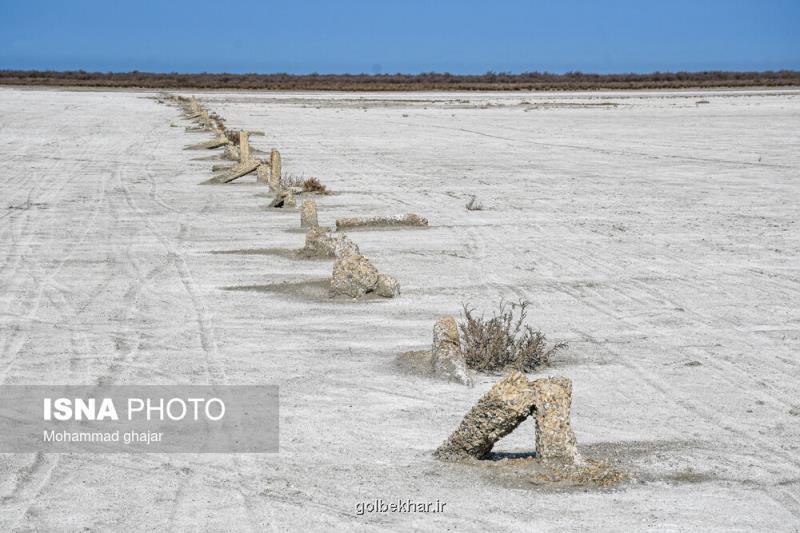عکس تصاویر باور نکردی از بیابانی شدن میانکاله