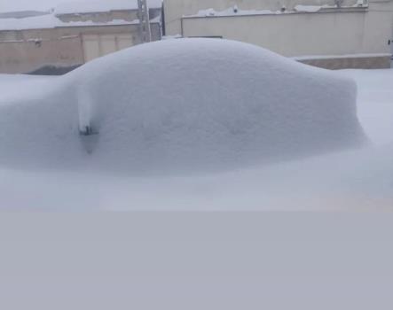 ارتفاع برف در بعضی مناطق ایران به ۲ متر رسید