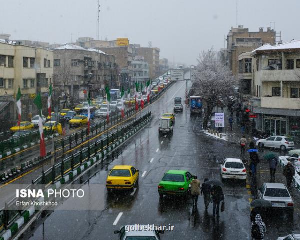 برف، هوای تهران را پاک کرد