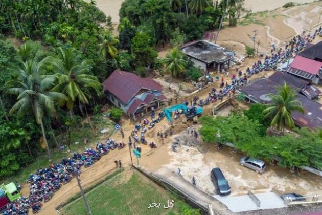 افزایش تلفات سیل و رانش زمین در اندونزی به علاوه عکس