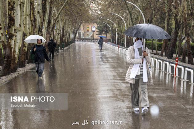 کاهش نسبی دما در نوار شمالی
