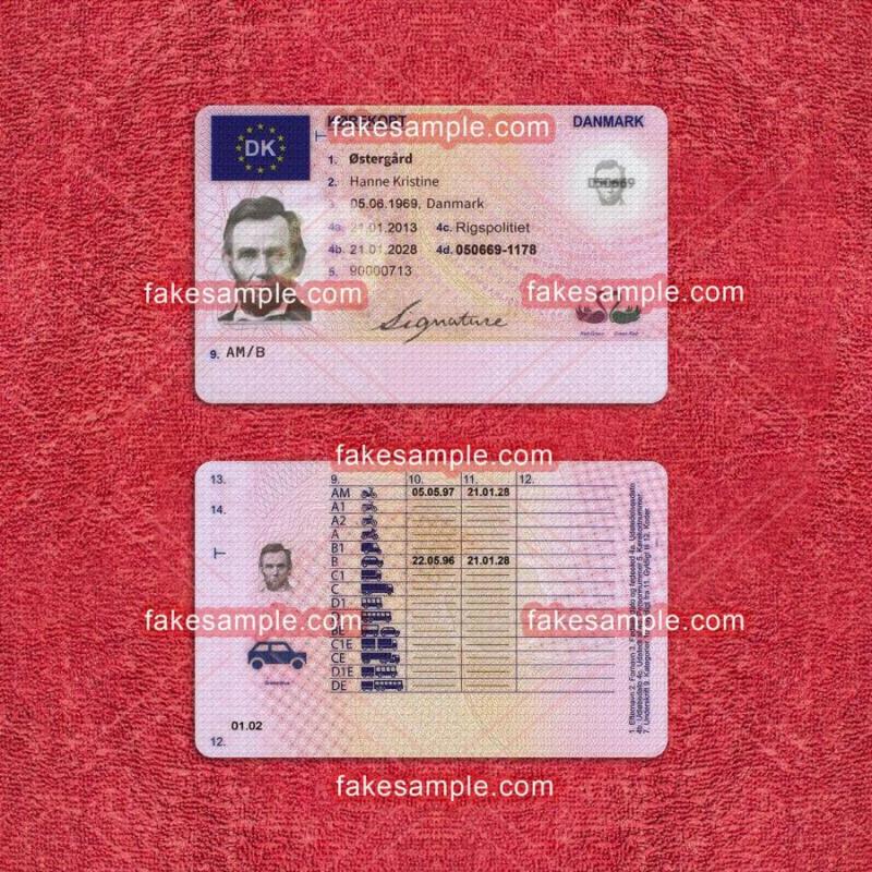 Philippines Driver license Fake Template