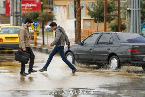 آسمان ابری در برخی از نقاط كشور