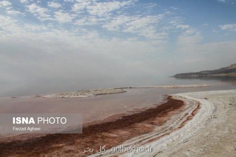 كاهش ۲۵ سانتیمتری تراز دریاچه ارومیه نسبت به سال قبل