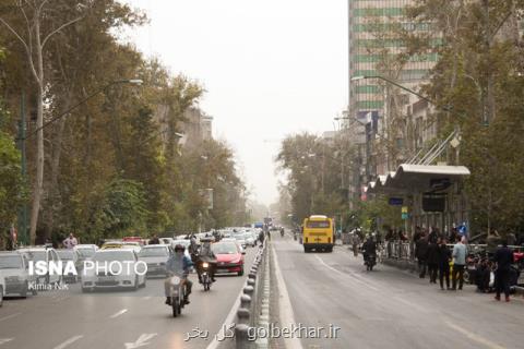 پیش بینی خیزش گرد و خاك در پایتخت