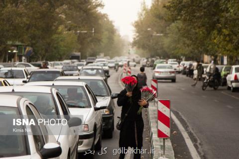 وزش باد نسبتا شدید در تهران و كاهش غلظت آلاینده ها