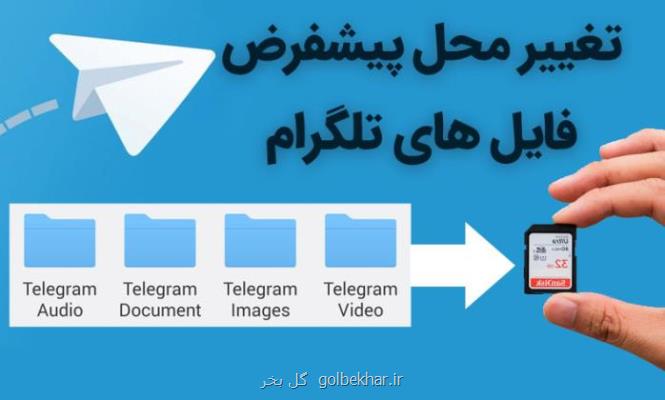 تغییر حافظه تلگرام در اندروید