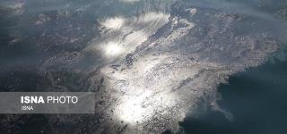 تصویر ماهواره هواشناسی از آلودگی نفتی خلیج فارس