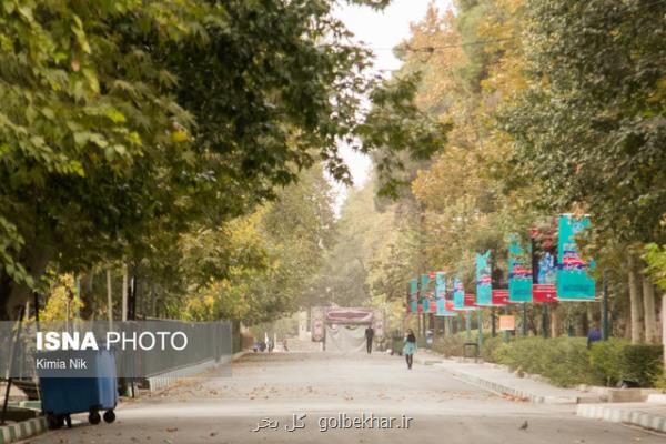 افزایش غلظت ذرات معلق در بعضی مناطق تهران