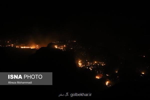 وقوع 110 فقره آتش سوزی در استان های جنوبی و زاگرسی طی هفته گذشته
