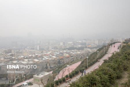 كیفیت هوا در ۱۱ نقطه تهران در وضعیت قرمز است